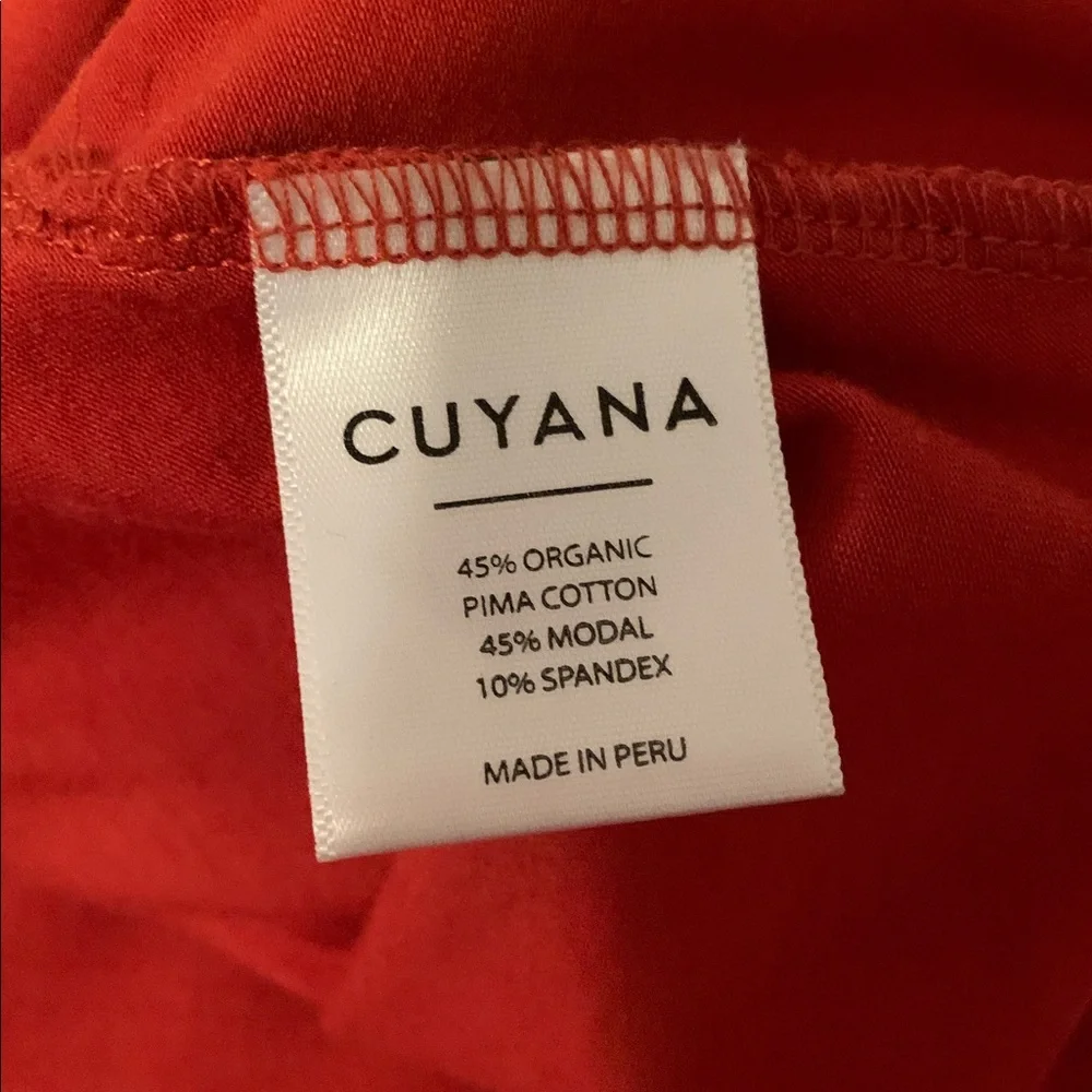 Cuyana Sleeveless Drape-Back  Dress in red - Picture 11 of 14